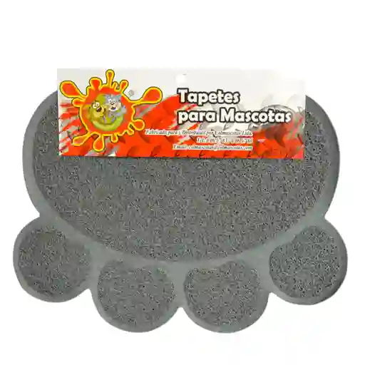 Tapete Sintetico Mascotas Huella Cm-tst-3040ps-g