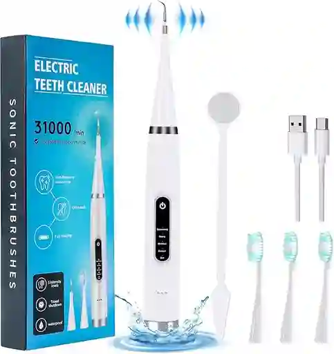 Cepillo Limpiador Dientes Eléctrico 4 En 1 Removedor Sarro