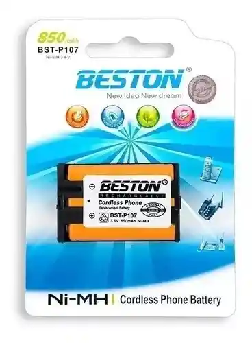 Batería Recargable Beston Bst-p107 Para Teléfonos Inalámbricos – 3.6v Ni-mh 850mah