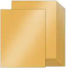 Cartulina Dorada Tamaño Carta