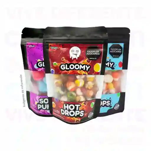 Gloomys Dulces Y Caramelos Variados Combo Mix Glow