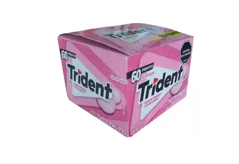 Chicle Trident Tutti Frutti X60