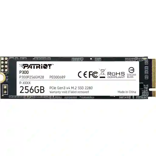 M.2 256gb Nvme Patriot Pcie Gen 3x4 2100mbs