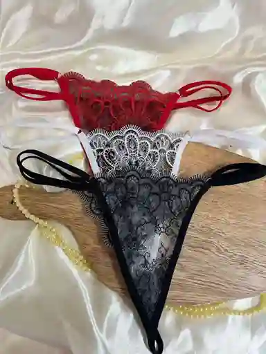 Tanga Trío Bordada