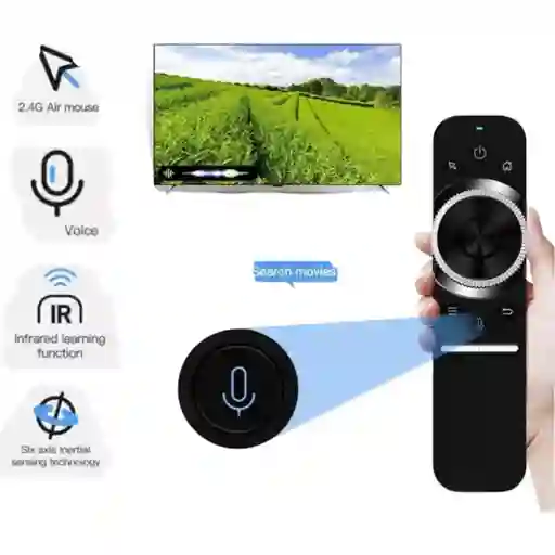 Air Mouse Para Smart Tv Y Pc Con Sensor Inercial