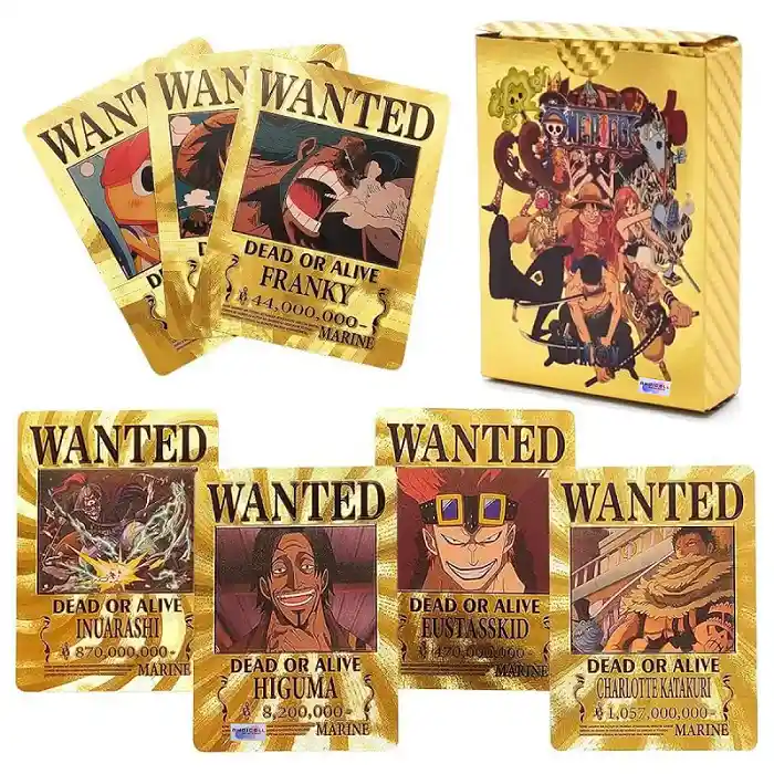 Cartas De Juego One Piece Coleccionables Set X 55 Pzs