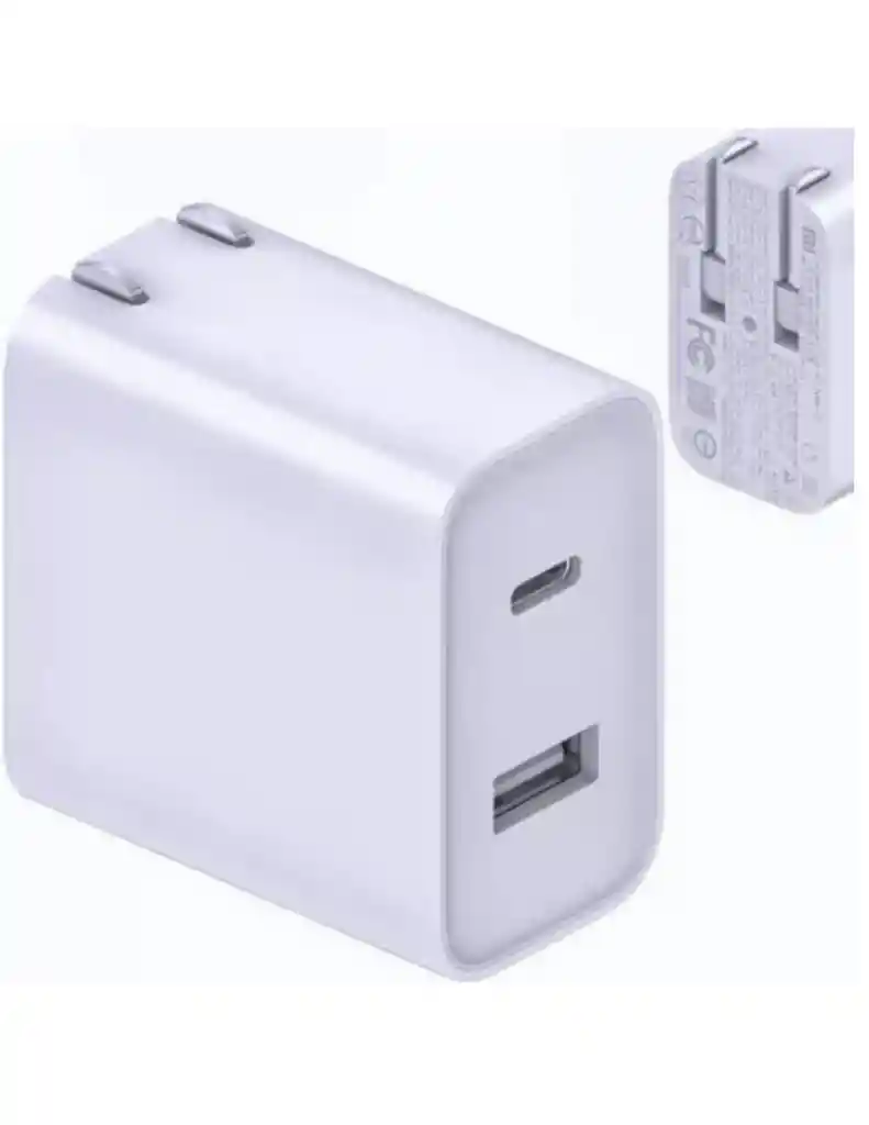 Cargador Xiaomi Fast Charger 33w Tipo C + A Carga Rápida