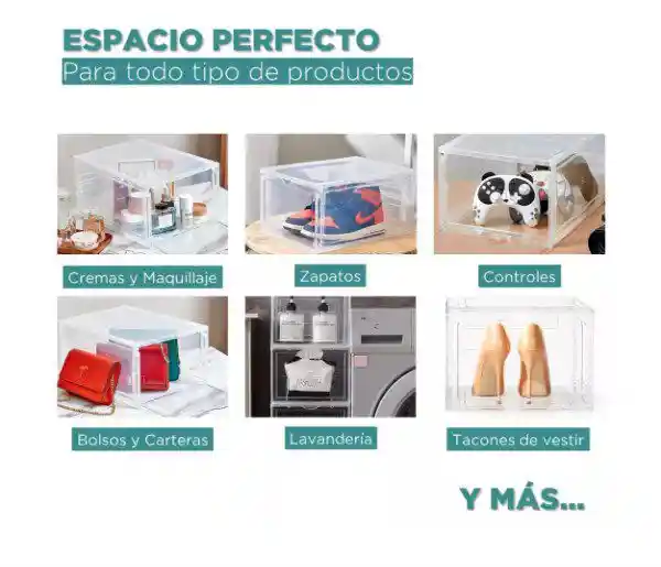 Organizadora De Zapatos Caja X6 Unidades