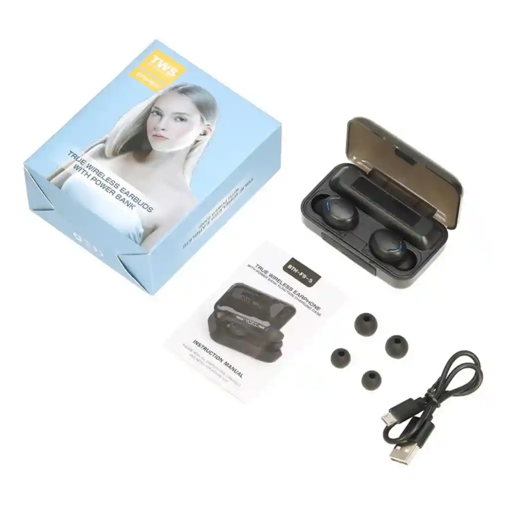 Auriculare Twf 9 Color Negro