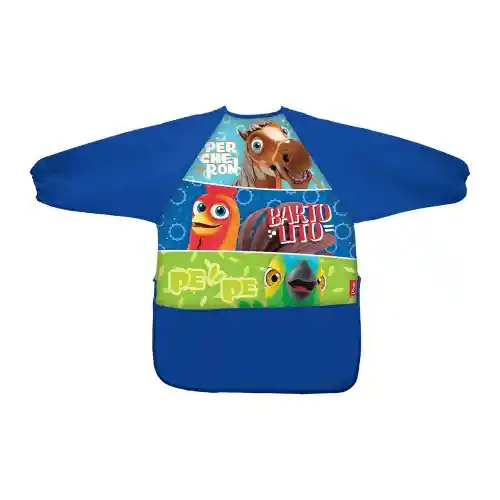 Delantal Con Mangas Personajes Niño - Primavera