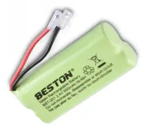 Batería Recargable Bst-201 Beston Para Teléfonos Inalámbricos – 2.4v Ni-mh 650mah
