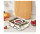 Bandeja Contenedor Alimentos 4 Divisiones