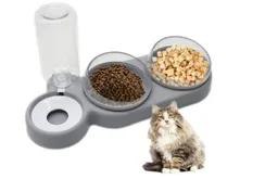 Comedero Bebedero De Mascotas Dispensador 3 En 1 Comida