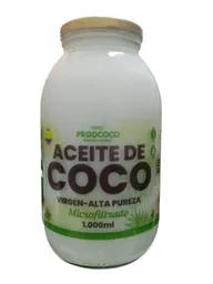 Aceite De Coco Microfiltrado X 1000 Ml Prodcoco