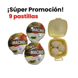 Mero Macho Potenciador Sexual Masculino X9 Comprimidos Oferta