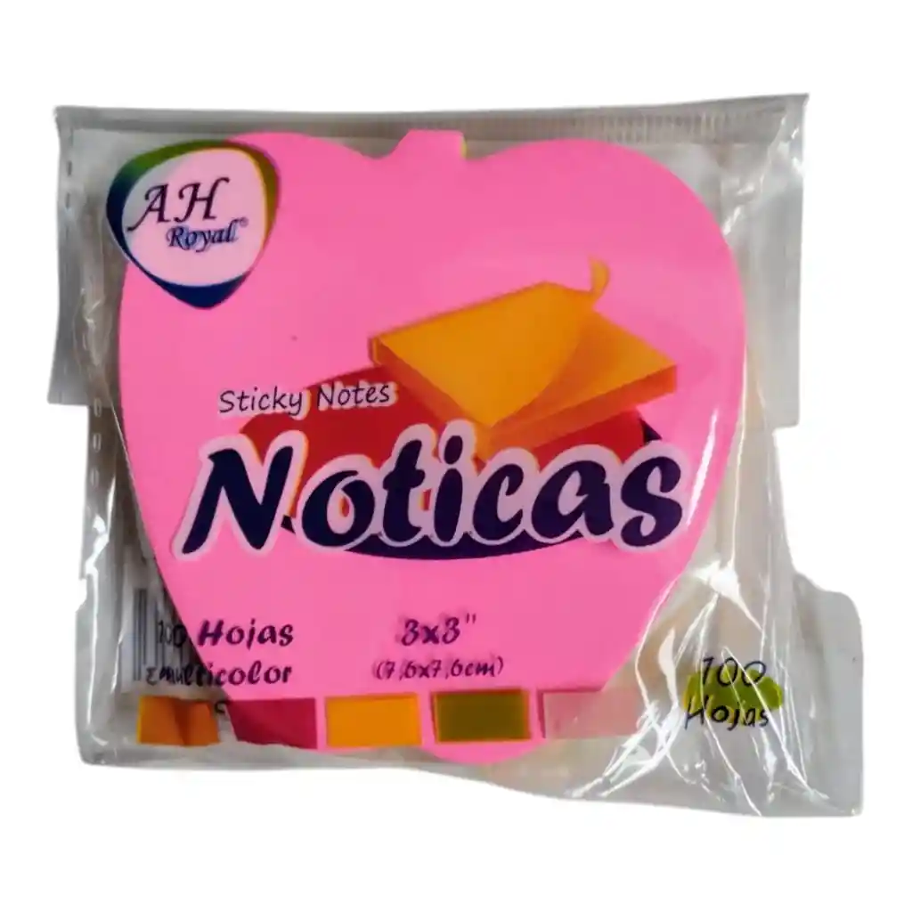 Notas Adhesivas Figuras *100und 7,6*7,6cm