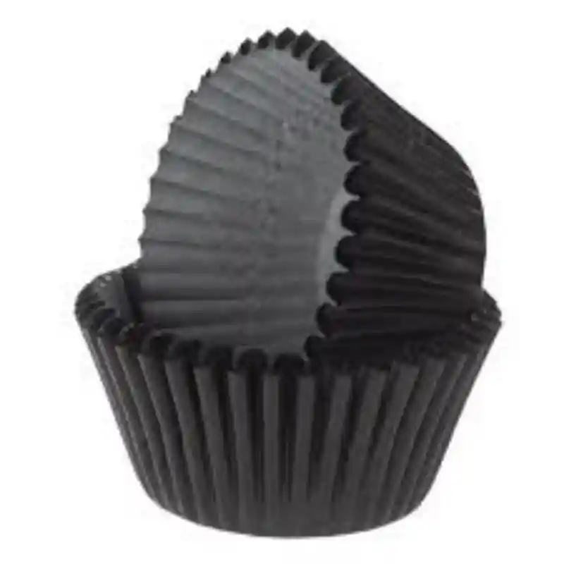 Capacillos Cupcakes Negros #5 X 100 Unidades