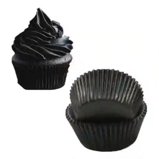 Capacillos Cupcakes Negros #5 X 100 Unidades