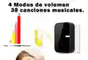 Timbre Inalámbrico Autogenerador Sin Necesidad De Pila