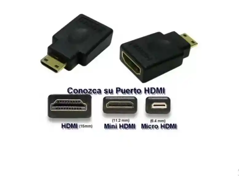 Cable Hdmi A Micro Hdmi Negro De Alta Velocidad 1080p (1.5 M) 2k 4k 3d