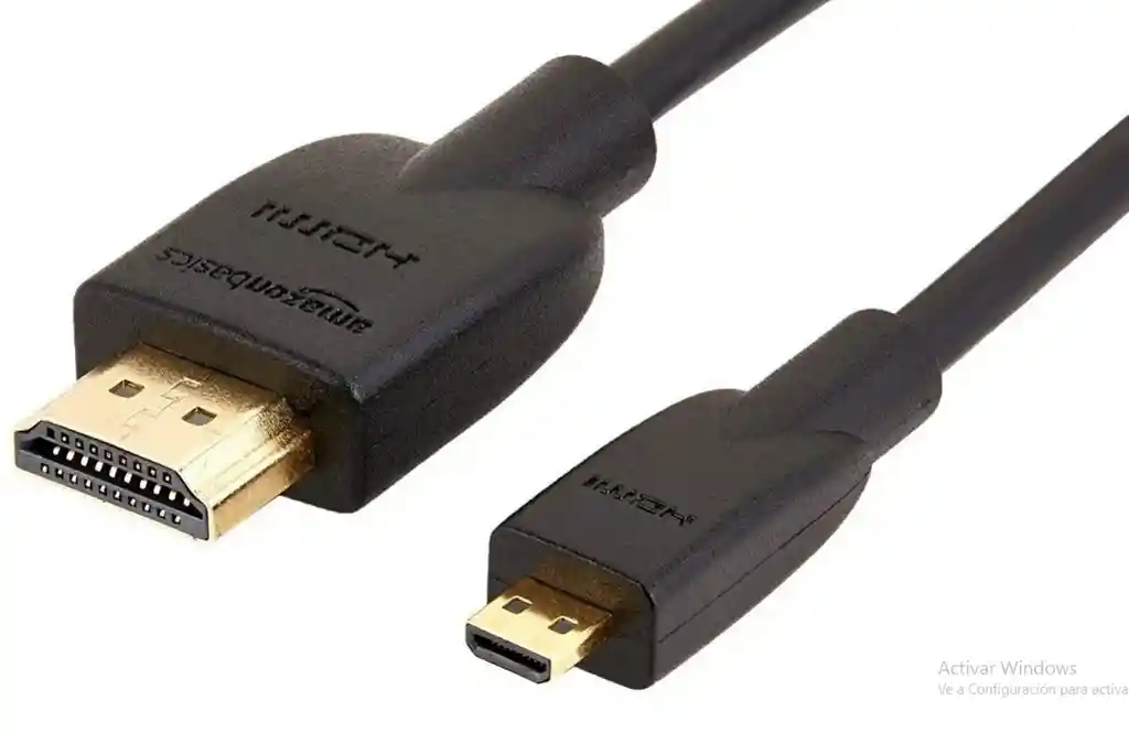 Cable Hdmi A Micro Hdmi Negro De Alta Velocidad 1080p (1.5 M) 2k 4k 3d