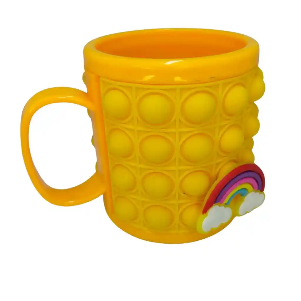 Pop It Vaso Antiestres Amarillo
