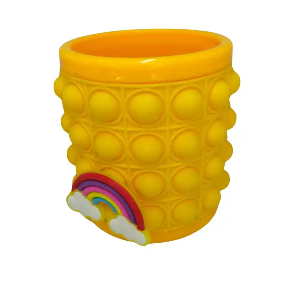 Pop It Vaso Antiestres Amarillo