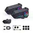 Intercomunicador Bluetooth Para Casco De Moto X2 V10 2k