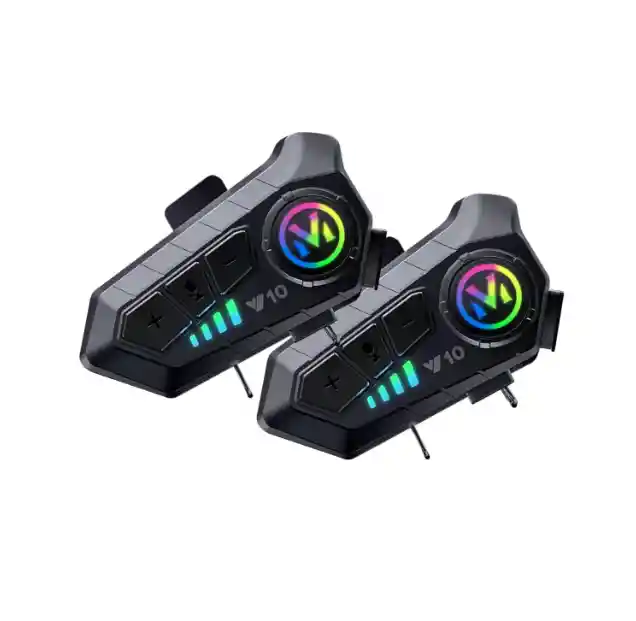 Intercomunicador Bluetooth Para Casco De Moto X2 V10 2k