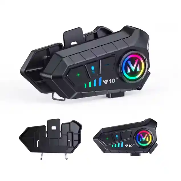 Intercomunicador Bluetooth Para Casco De Moto X2 V10 2k