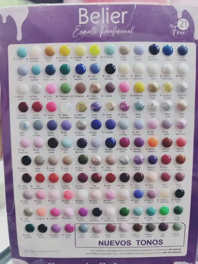 Belier Esmalte Bio Gel (elegir Color En Paleta)