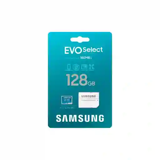 Micro Sd 128gb Samsung Evo Select 160mbs