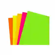 Cartulina Fluorecente 1/8 Paquete X 10