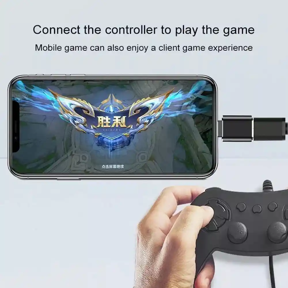 Adaptador Otg De Usb A Lightning Velocidad 3.1 Ky-239 Kin