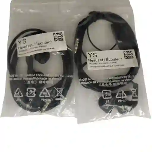 Auriculares Tipo Samsung Clasicos Negro