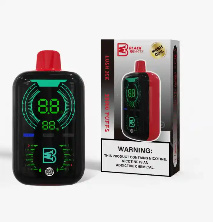 Vape Black And White Lush Ice 28.000 Puffs