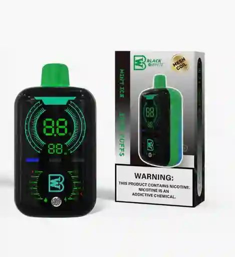 Vape Black And White Mint Ice 28.000 Puffs