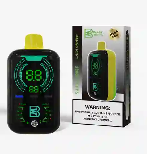 Vape Black And White Mango Mint 28.000 Puffs