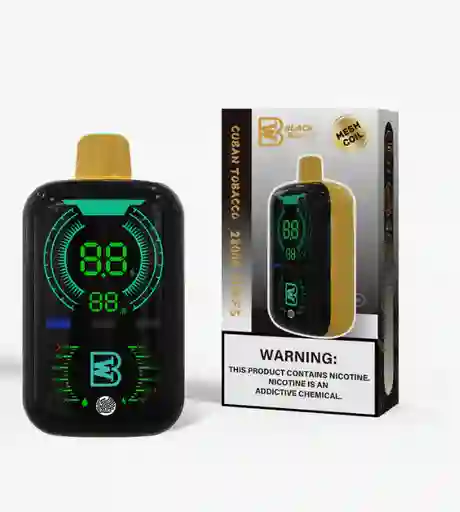 Vape Black And White Cuban Tobacco 28.000 Puffs