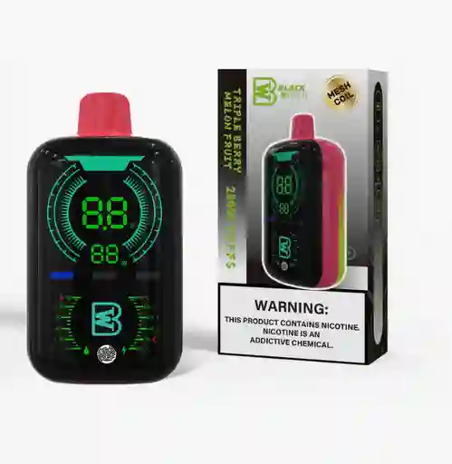 Vape Black And White Triple Berry Melon Fruit 28.000 Puffs