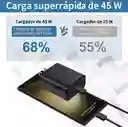 Cargador Carga Rapida De 45w Con Cable Tipo C A Tipo C