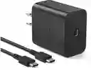 Cargador Carga Rapida De 45w Con Cable Tipo C A Tipo C