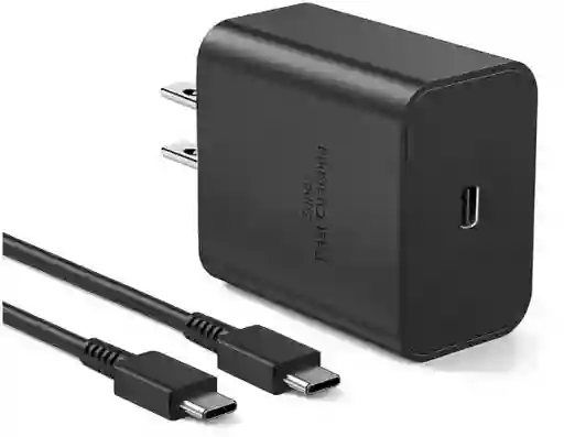 Cargador Carga Rapida De 45w Con Cable Tipo C A Tipo C