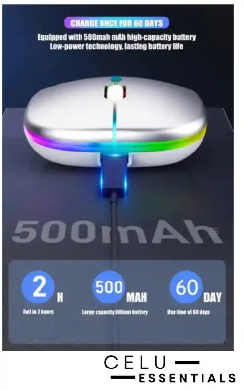Mouse Inalambrico Recargable