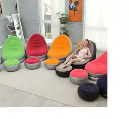 Sillon Puff Inflable Reclinable