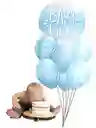 Globos Latex Baby Shower Niño Revelacion Genero Boy