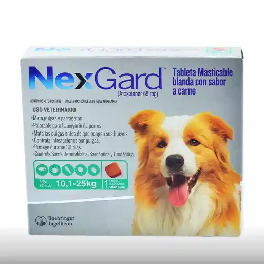Nexgard 10,1 A 25 Kg