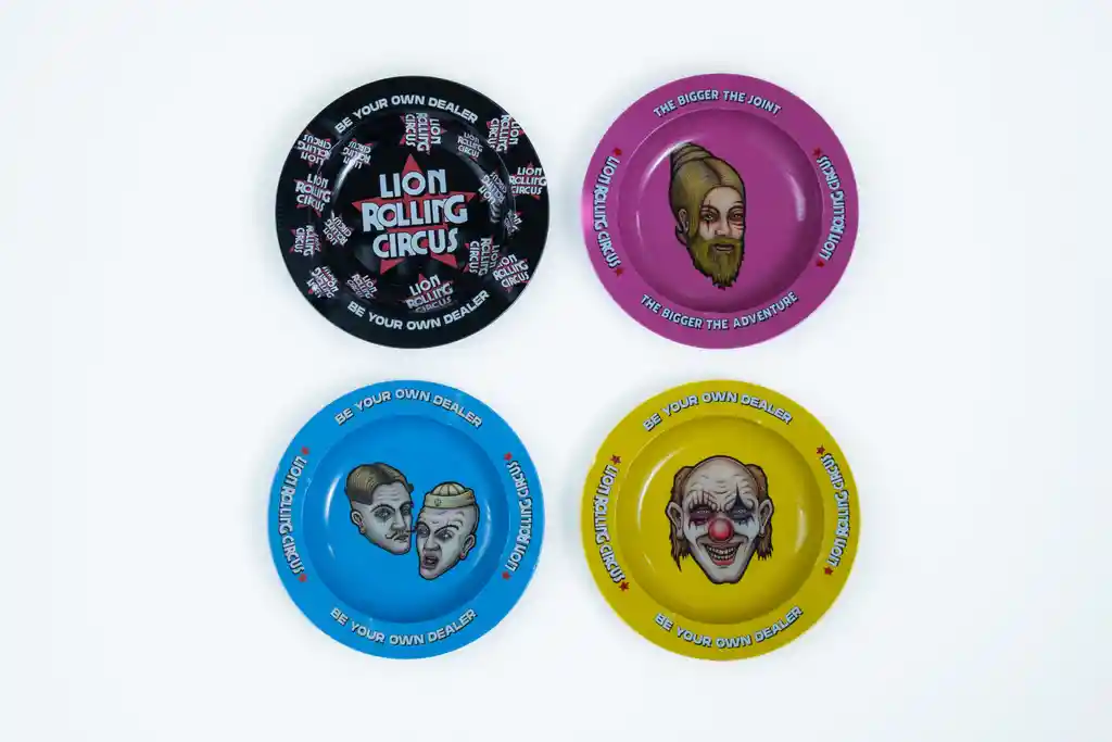 Cenicero Lion Rolling Circus - Rosa