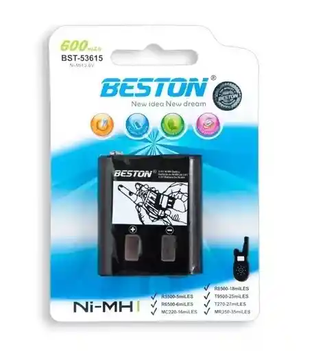 Bateria Beston Bst-53615 600mah Para Radio Motorola