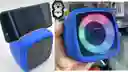 Bafle Bluetooth Recargable Rgb Con Pedestal Para Telefono